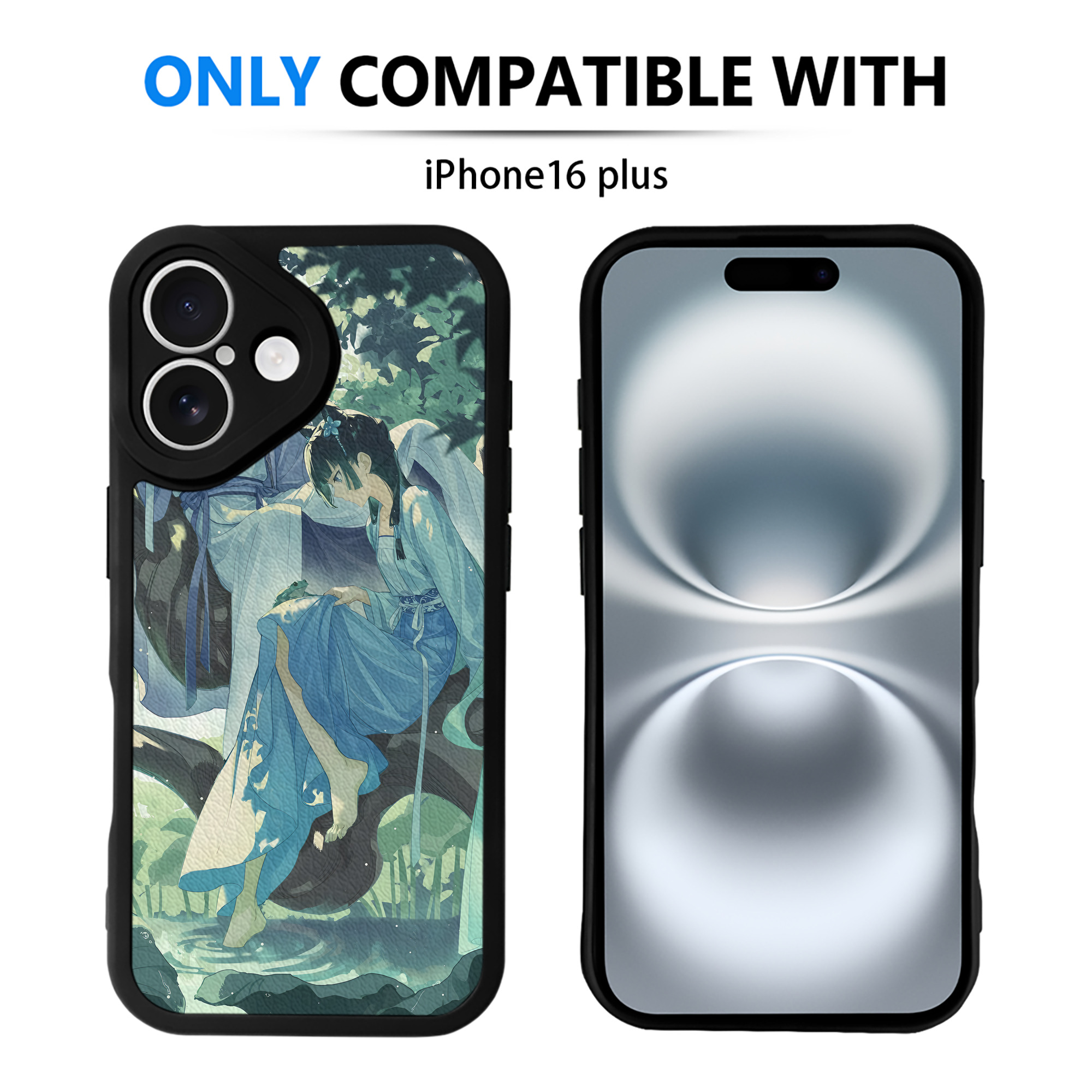 （画像用） 薬屋のひとりごと The Apothecary Diaries 【iPhone 16シリーズ対応】シリコンスマホケース（レザー調） 材質：シリコン